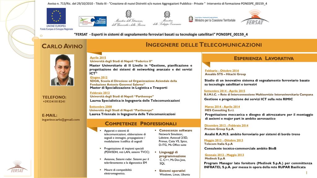 Ingegnere Delle Telecomunicazioni Ppt Scaricare